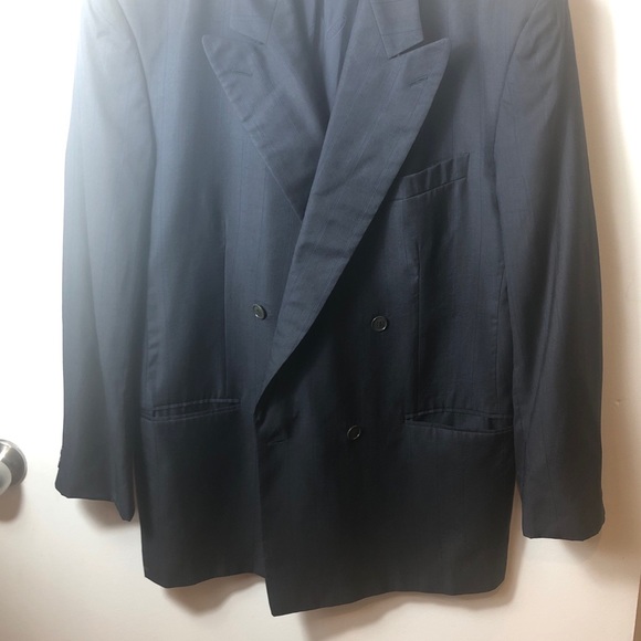 MISSONI UOMO Men's Dark Grey Wool Double breast - Picture 4 of 11